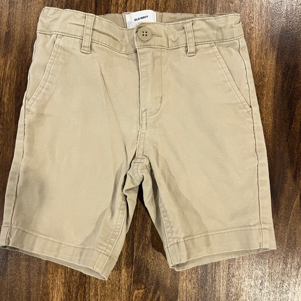 Dark Khaki Boys Shorts